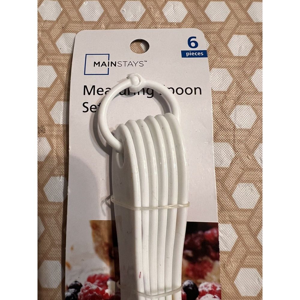 Mainstays ‎ 6 Piece Measuring Spoons